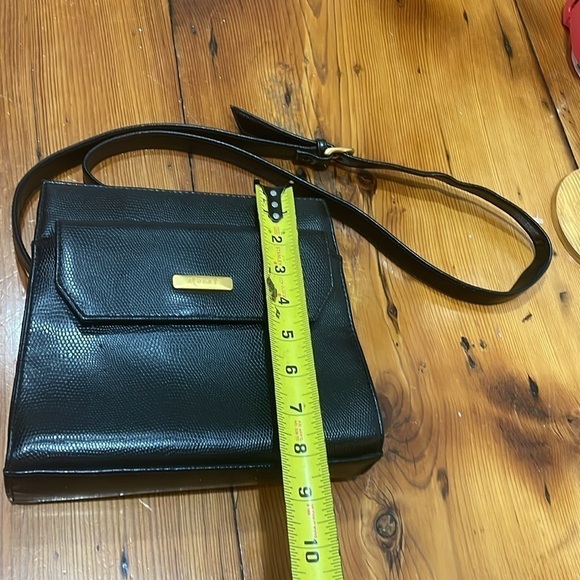 Monet Black Shoulder Crossbody leather bag - Picture 10 of 13